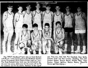 70-71 Brodhead Tigers